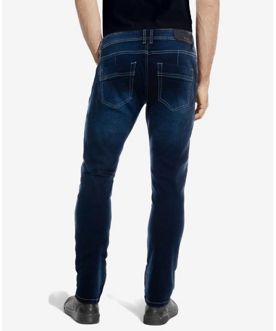 Men's Stretch 5 Pocket Skinny Jeans Blue $35.88 Jeans