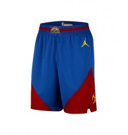 Men's Brand Blue Denver Nuggets 2022/2023 Statement Edition Swingman Performance Shorts $36.90 Shorts