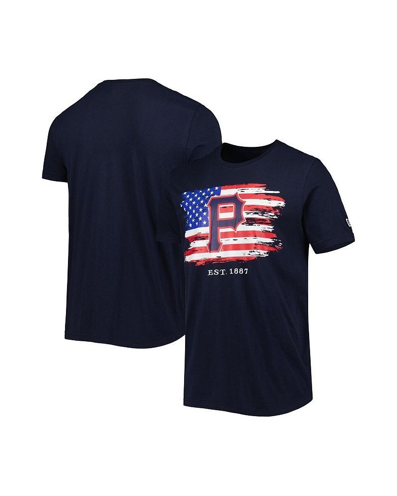 Men's Navy Pittsburgh Pirates 4th of July Jersey T-shirt $26.39 T-Shirts