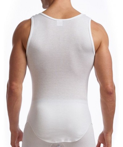 Men's Supreme Cotton Blend Tank Undershirts, Pack of 2 White $22.54 Undershirt