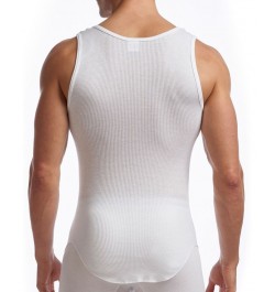 Men's Supreme Cotton Blend Tank Undershirts, Pack of 2 White $22.54 Undershirt