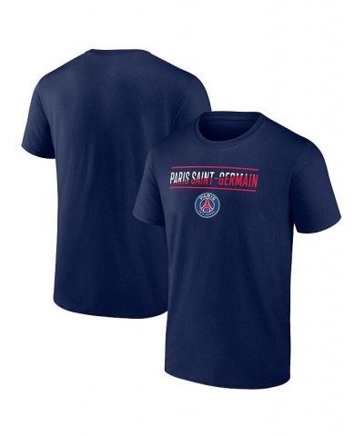 Men's Branded Navy Paris Saint-Germain Iconic T-shirt $16.17 T-Shirts