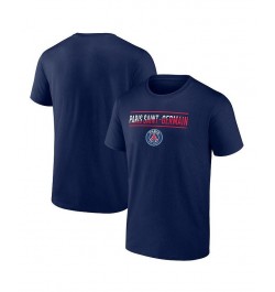 Men's Branded Navy Paris Saint-Germain Iconic T-shirt $16.17 T-Shirts