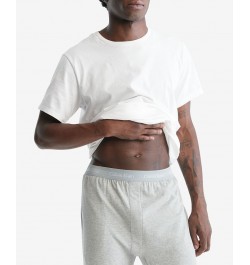 Men's Stretch Logo Waistband Sleep Pants Gray $17.37 Pajama