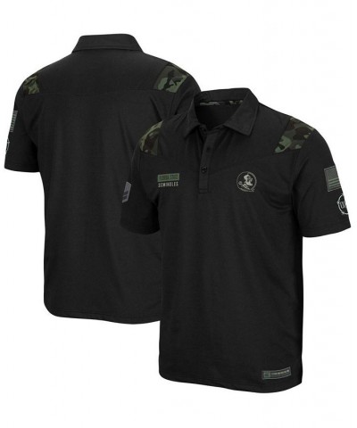 Men's Black Florida State Seminoles OHT Military Inspired Appreciation Sierra Polo $31.19 Polo Shirts