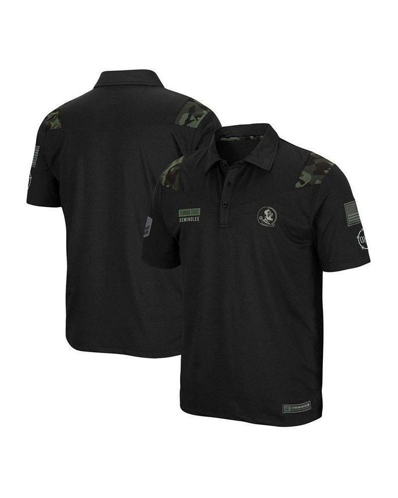 Men's Black Florida State Seminoles OHT Military Inspired Appreciation Sierra Polo $31.19 Polo Shirts