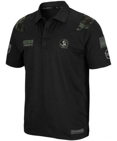 Men's Black Florida State Seminoles OHT Military Inspired Appreciation Sierra Polo $31.19 Polo Shirts