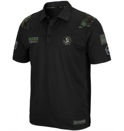 Men's Black Florida State Seminoles OHT Military Inspired Appreciation Sierra Polo $31.19 Polo Shirts