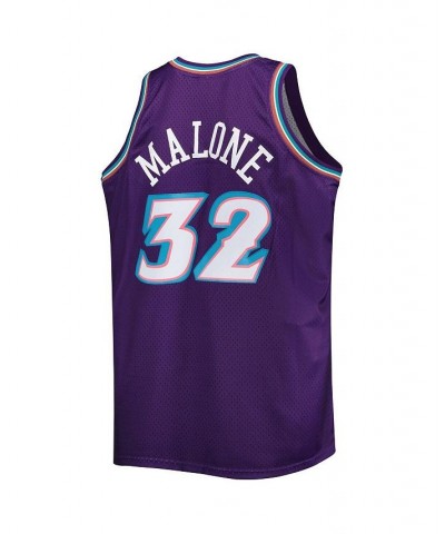 Men's Karl Malone Purple Utah Jazz Big and Tall Hardwood Classics 1996-97 Swingman Jersey $48.00 Jersey