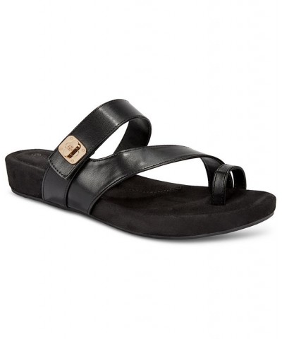 Rilleyy Footbed Flat Sandals Black $39.75 Shoes