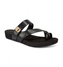 Rilleyy Footbed Flat Sandals Black $39.75 Shoes