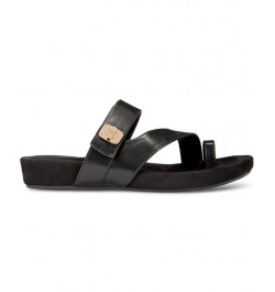 Rilleyy Footbed Flat Sandals Black $39.75 Shoes