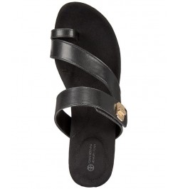 Rilleyy Footbed Flat Sandals Black $39.75 Shoes