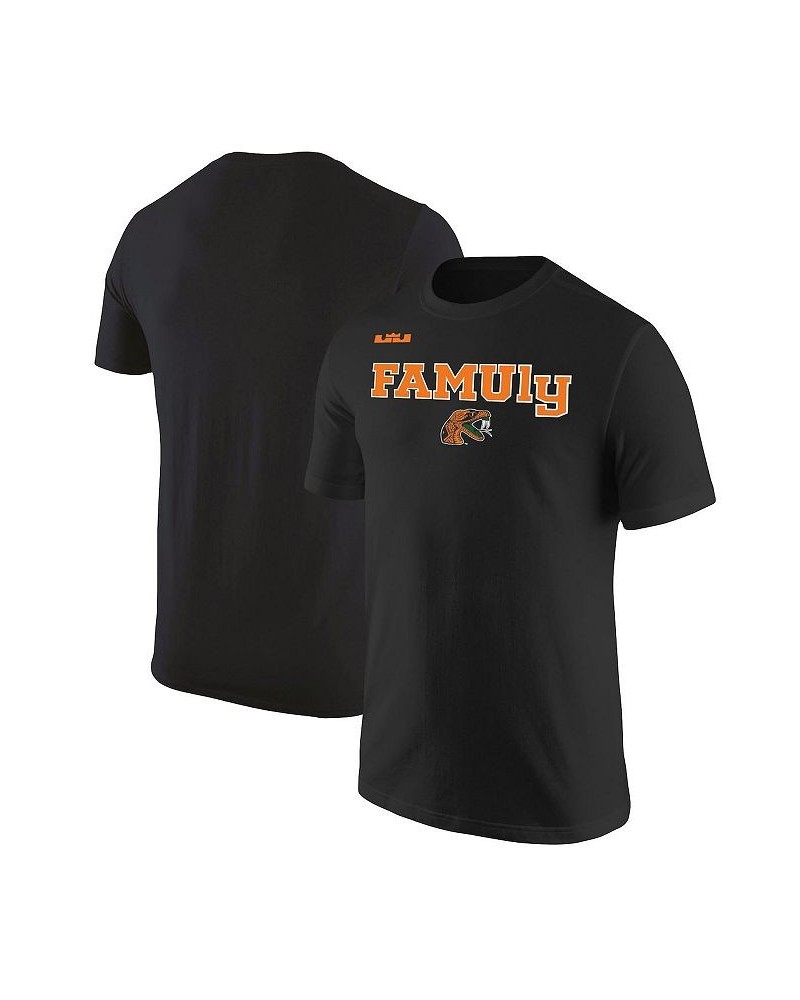 Men's x LeBron James Black Florida A&M Rattlers FAMUly Wordmark Collection Core T-shirt $16.23 T-Shirts