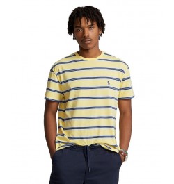 Men's Classic-Fit Striped Jersey T-Shirt Yellow $28.50 T-Shirts