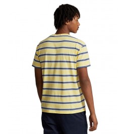 Men's Classic-Fit Striped Jersey T-Shirt Yellow $28.50 T-Shirts