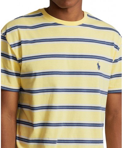 Men's Classic-Fit Striped Jersey T-Shirt Yellow $28.50 T-Shirts