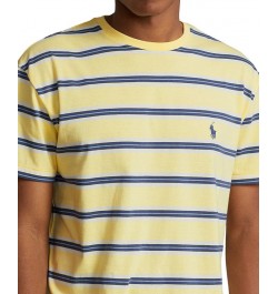 Men's Classic-Fit Striped Jersey T-Shirt Yellow $28.50 T-Shirts