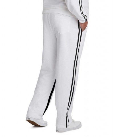 Men's Striped Track Pants White $54.45 Pants