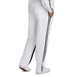 Men's Striped Track Pants White $54.45 Pants