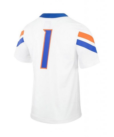 Men's 1 White Boise State Broncos Untouchable Football Jersey $41.40 Jersey