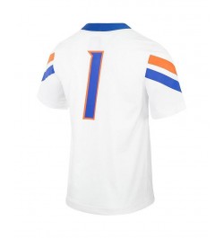 Men's 1 White Boise State Broncos Untouchable Football Jersey $41.40 Jersey