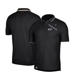 Men's Black Purdue Boilermakers Wordmark Performance Polo Shirt $29.90 Polo Shirts