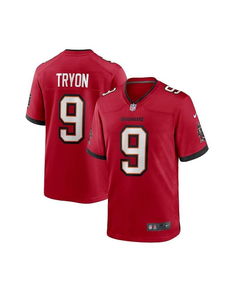 Men's Joe Tryon Red Tampa Bay Buccaneers 2021 Nfl Draft First Round Pick No. 32 Game Jersey $49.00 Jersey