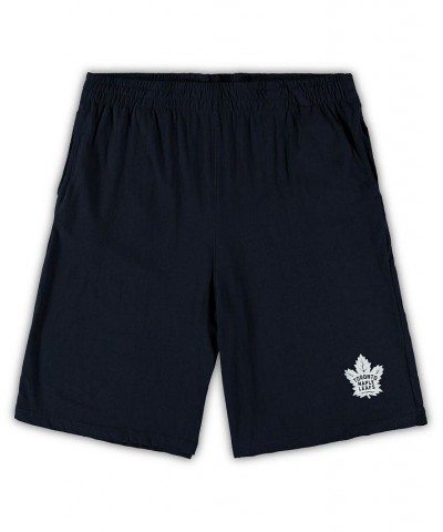 Men's Navy, Heathered Charcoal Toronto Maple Leafs Big and Tall T-shirt and Shorts Sleep Set $36.80 Pajama