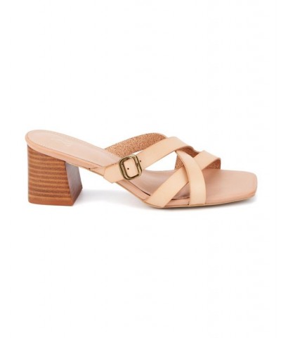 Fantasia Women's Burnished Sandal Tan/Beige $35.02 Shoes