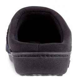 Microterry Pillowstep Slippers with Satin Trim Black $22.00 Shoes