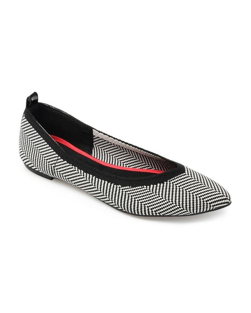 Women's Karise Soft Knit Flats PD04 $32.80 Shoes