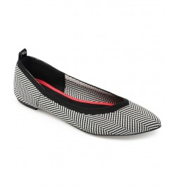 Women's Karise Soft Knit Flats PD04 $32.80 Shoes