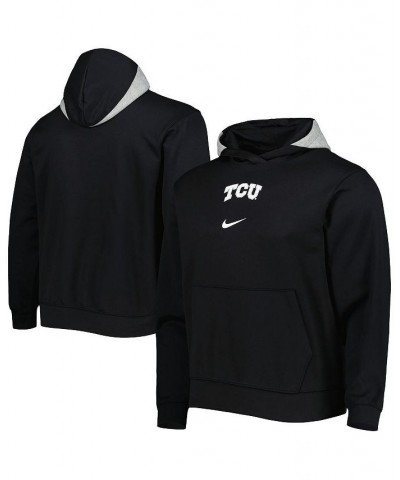 Men's Black TCU Horned Frogs Spotlight Performance Pullover Hoodie $35.70 Sweatshirt