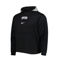 Men's Black TCU Horned Frogs Spotlight Performance Pullover Hoodie $35.70 Sweatshirt