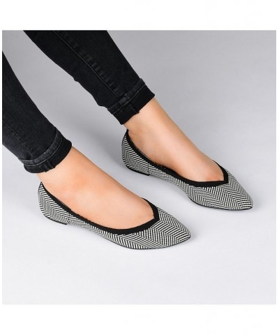 Women's Karise Soft Knit Flats PD04 $32.80 Shoes