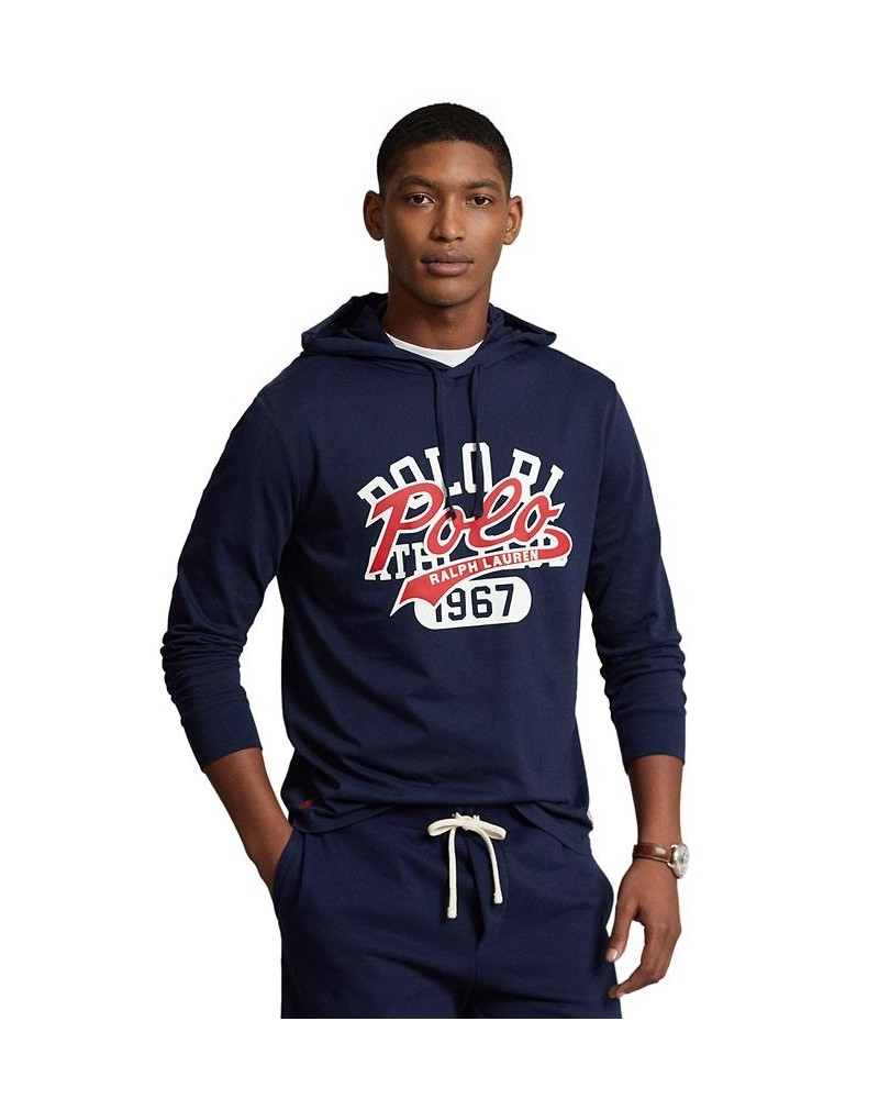 Men's Logo Jersey Hooded T-Shirt PD02 $43.86 T-Shirts