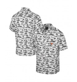 Men's White Texas Longhorns Spontaneous is Romantic Camp Button-Up Shirt $34.50 Shirts