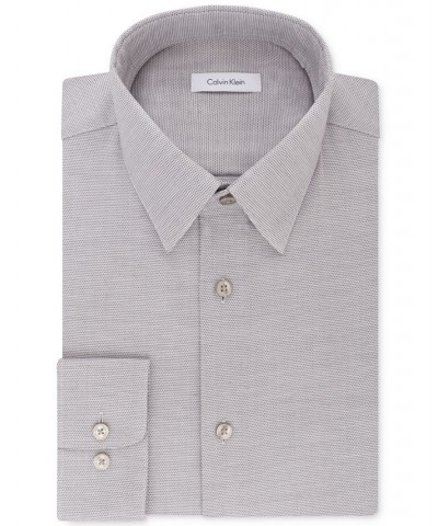 Calvin Klein Men's STEEL Classic/Regular Non-Iron Stretch Performance Dress Shirt Gray $25.73 Dress Shirts