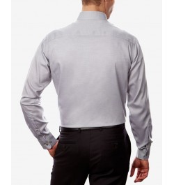 Calvin Klein Men's STEEL Classic/Regular Non-Iron Stretch Performance Dress Shirt Gray $25.73 Dress Shirts