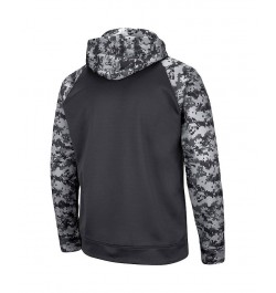 Men's Charcoal Indiana Hoosiers OHT Military-Inspired Appreciation Digital Camo Pullover Hoodie $32.25 Sweatshirt