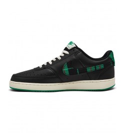 Men's Court Vision Low Casual Sneakers Black $36.55 Shoes