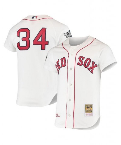 Men's David Ortiz White Boston Red Sox 2004 Cooperstown Collection Home Authentic Jersey $111.60 Jersey