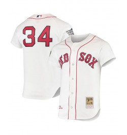 Men's David Ortiz White Boston Red Sox 2004 Cooperstown Collection Home Authentic Jersey $111.60 Jersey