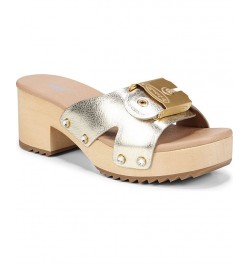 Women's Original Max Slides Gold $61.50 Shoes