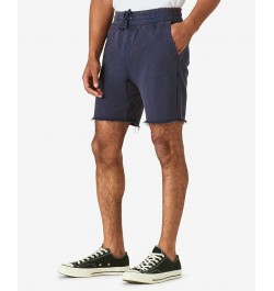 Men's Sueded Terry Drawstring 9" Shorts Blue $43.73 Shorts