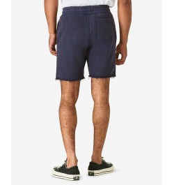 Men's Sueded Terry Drawstring 9" Shorts Blue $43.73 Shorts