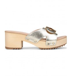 Women's Original Max Slides Gold $61.50 Shoes