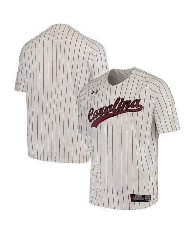 Men's White South Carolina Gamecocks Performance Replica Baseball Jersey $40.95 Jersey