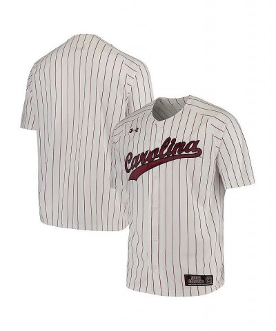 Men's White South Carolina Gamecocks Performance Replica Baseball Jersey $40.95 Jersey